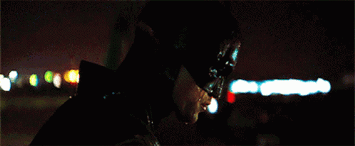 Superhero Batman Under The Rain GIF