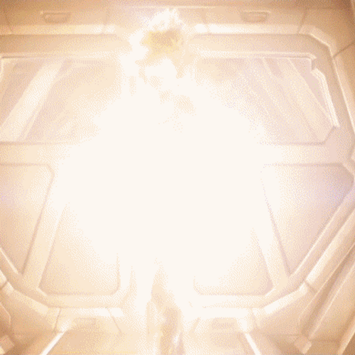 Superhero Captain Marvel GIF