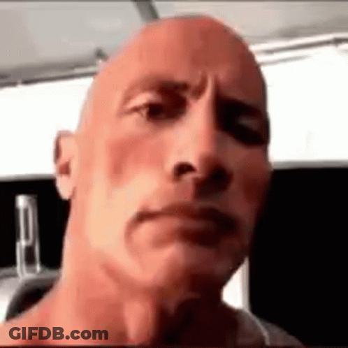 Superhero Cartoon And Dwayne The Rock GIF