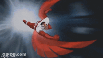 Superhero Flying GIF