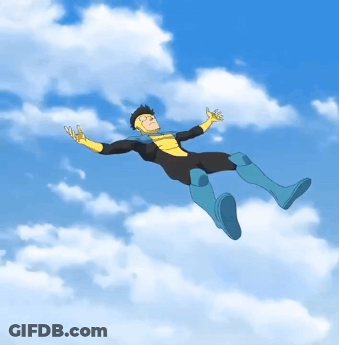Superhero Flying GIF