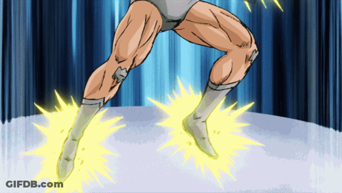 Superhero Legs With Lightning Bolt GIF