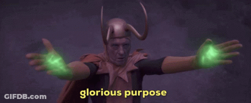 Superhero Man With Glorious Purpose GIF