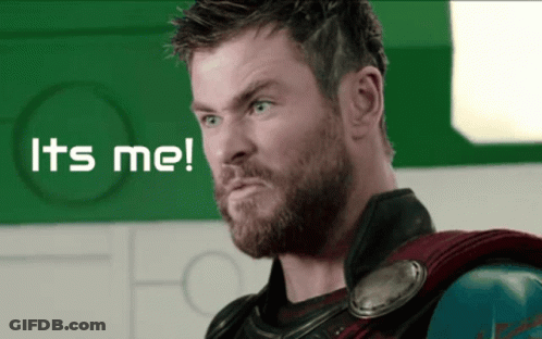 Superhero Poly Says Hello It's Me I'm Back GIF