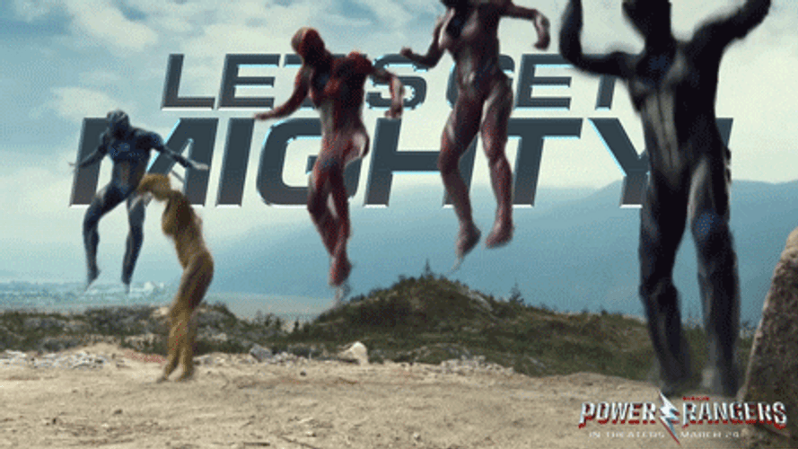 Superhero Power Rangers GIF