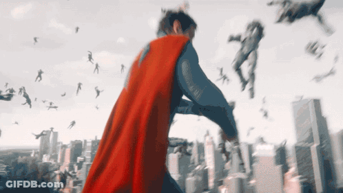 Superhero Saying Excuse Me GIF