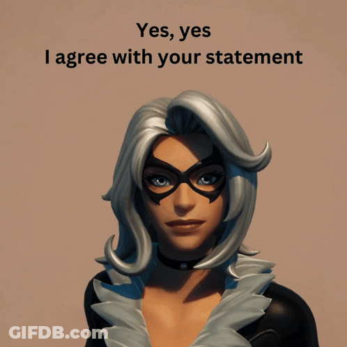 Superhero Saying Yes Yes I Agree GIF