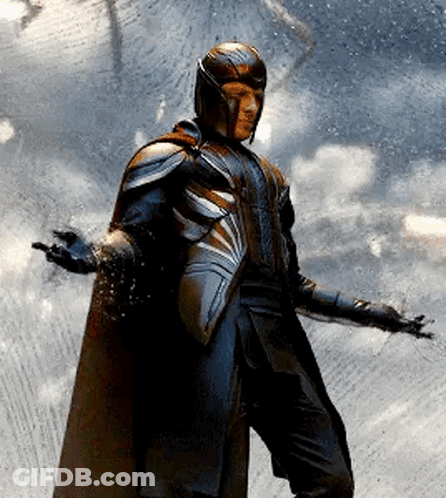 Superhero Standing Arms Outstretched GIF