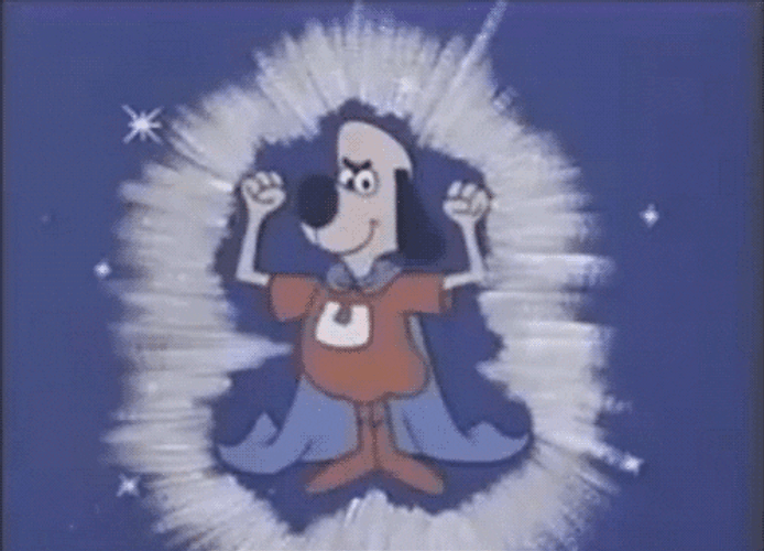 Superhero Supreme Shinning Dog GIF