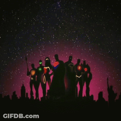 Superhero Supreme Silhouette GIF