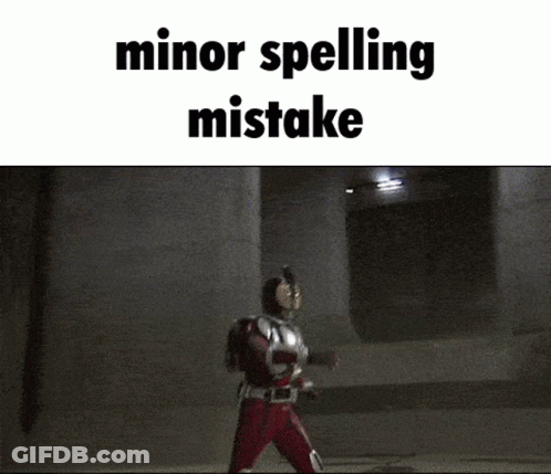 Superhero With Minor Spelling Mistake GIF