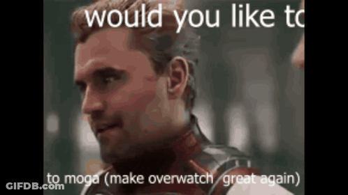 Superhero Would You Like To Make Overwatch Great Again GIF