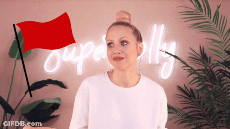 Superholly Red Flag GIF