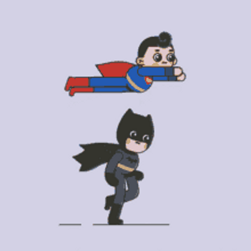 Superman And Batman GIF