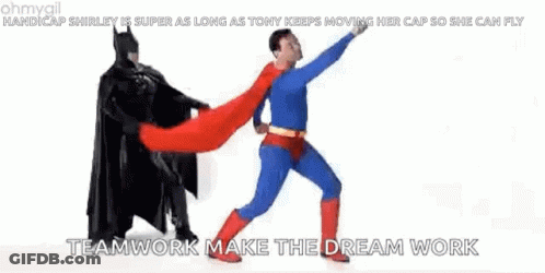 Superman And Batman GIF