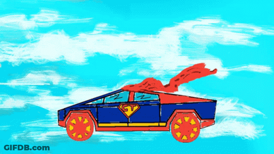 Superman Car Smallville Pog Art GIF