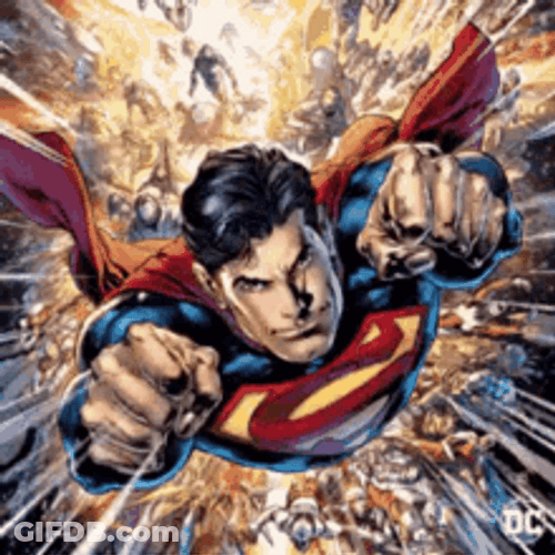 Superman Comic Book GIF