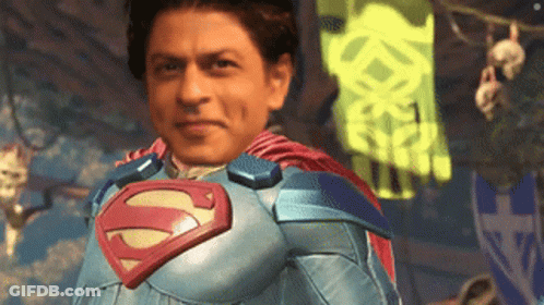 Superman Costume With Yellow S Sign GIF