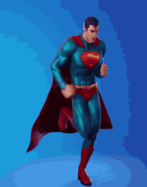 Superman Dancing Animation GIF