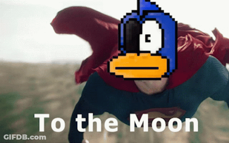 Superman Flying Duckiezdao Face Swap GIF