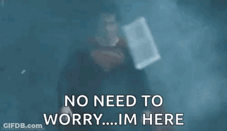 Superman Im Here GIF