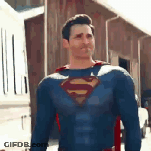 Superman In Flight GIF