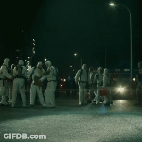 Superman Intense Superhero Pose Landed GIF
