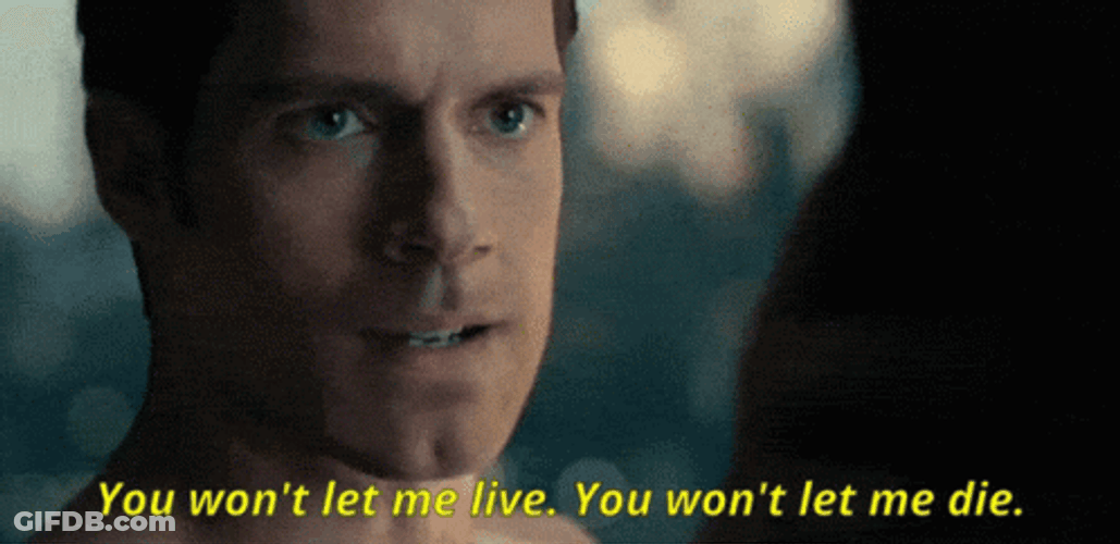 Superman Justice League Let Me Live GIF