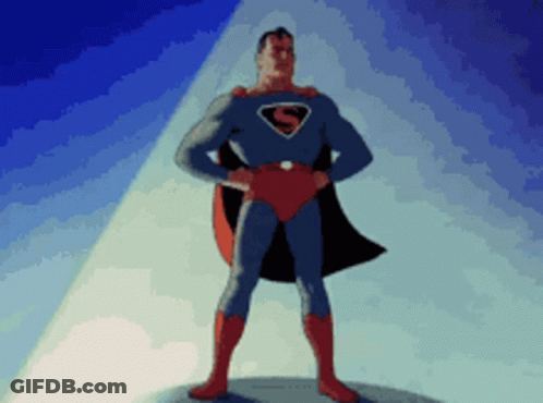 Superman Superhero GIF