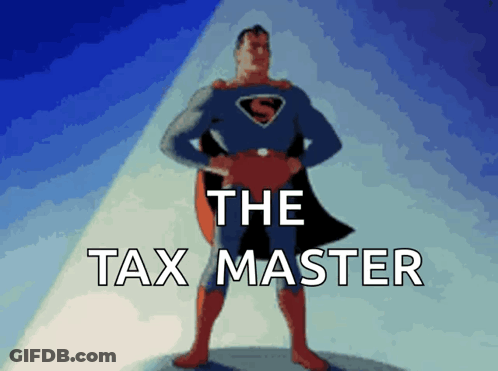 Superman The Tax Master GIF