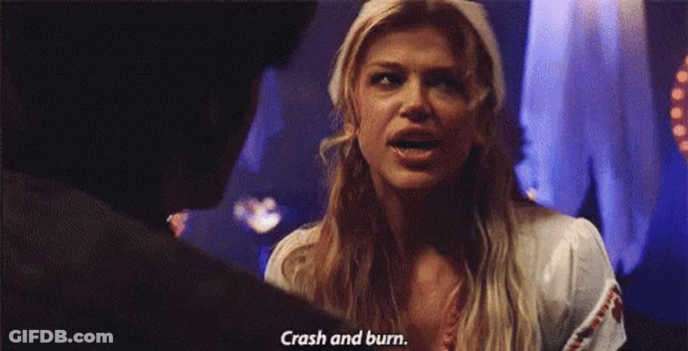 Supernatural Crash And Burn GIF