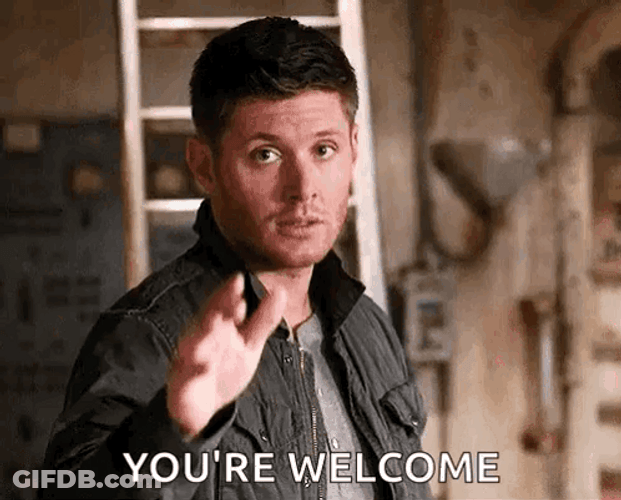 Supernatural Dean Winchester GIF