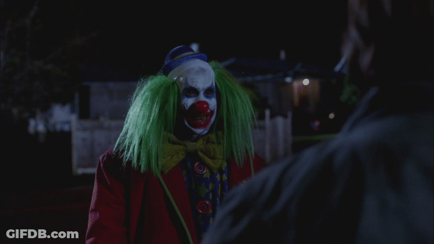 Supernatural Horror Clown Smiling Creepily GIF