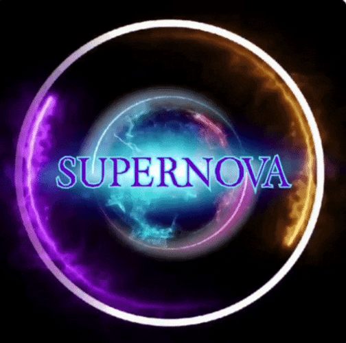 Supernova Black Hole Artwork GIF