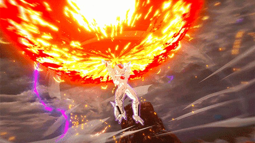 Supernova Burst Dragon Ball Z GIF