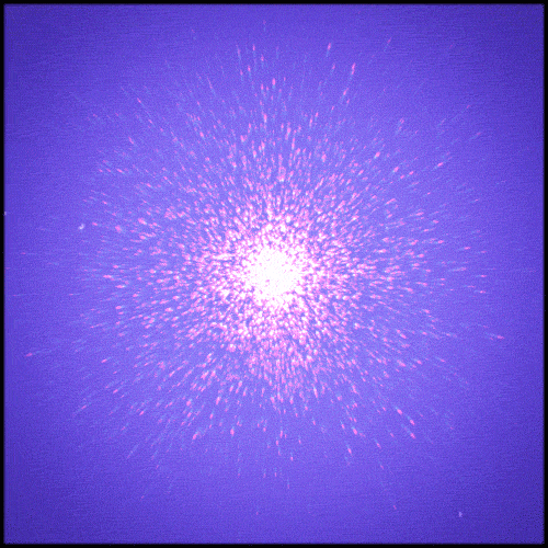 Supernova Gorgeous Moving Stars Loop GIF