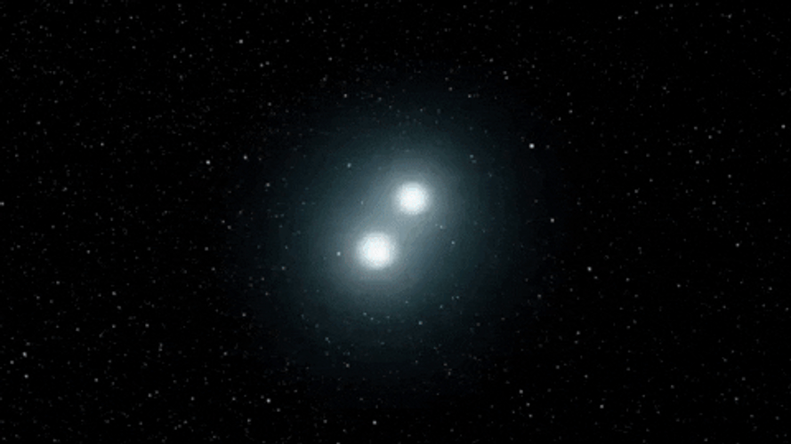 Supernova Outburst Astronomy Illustration GIF