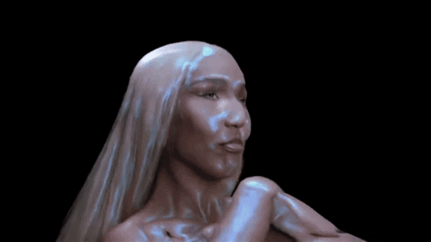 Supernova Singer Hair Flip GIF