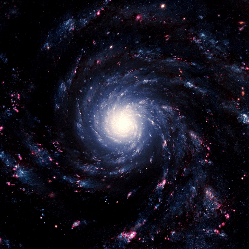 Supernova Swirling Space Debris GIF