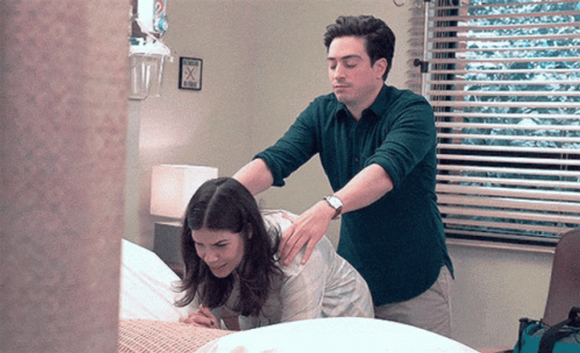 Superstore Actress Amy Sosa Having Sensual Massage GIF