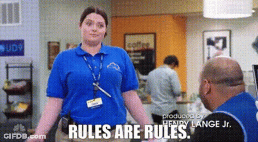 Superstore Series Dina Fox Rules Are Rules GIF