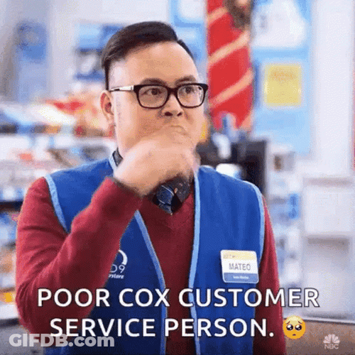 Superstore Sitcom  Mateo Liwanag Customer Service Meme GIF