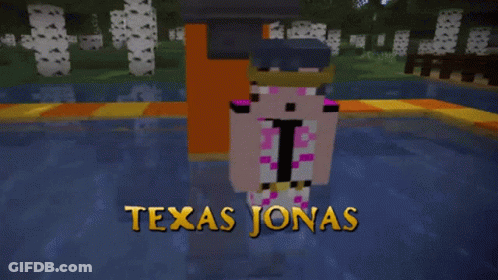 Supervivientes Minecraft Texas Jonas GIF