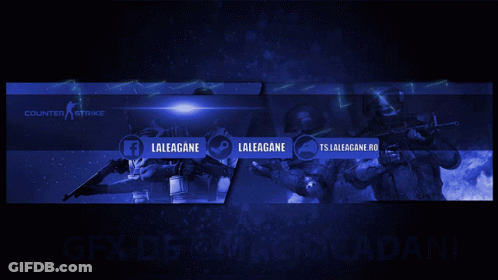 Suport Tehnic Man Holding Gun Banner GIF