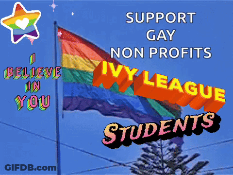 Support Gay Non Profits And Students Poster GIF