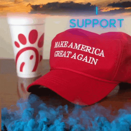 Support Maga Cap GIF