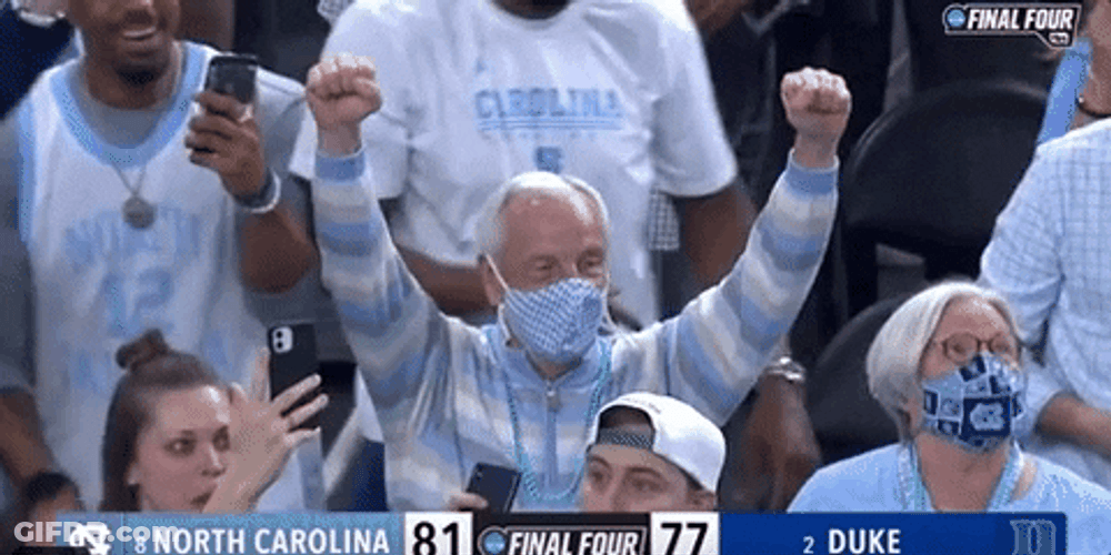Supportive Roy Williams Highlights GIF