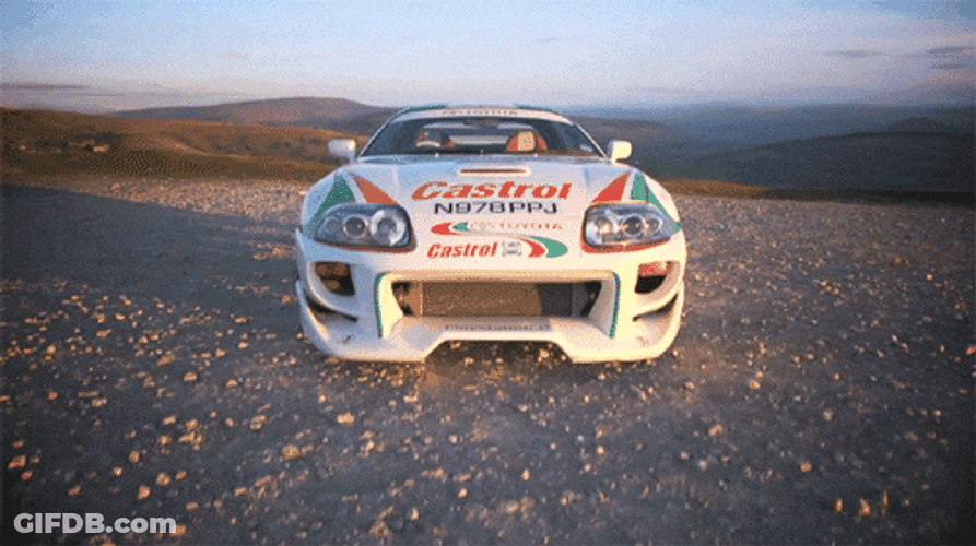 Supra Mk4 1993 Toyota White GIF
