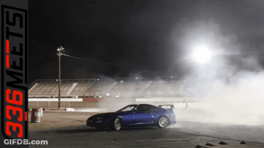 Supra Mk4 Drifting Night GIF