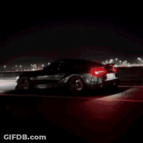 Supra Mk4 Flaming Car GIF